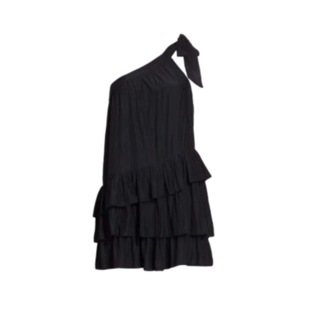 Ramy Brook Riley One-Shoulder Minidress